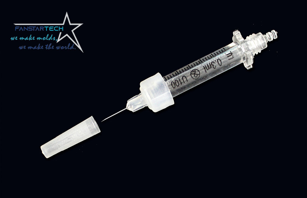 醫(yī)療注射器注塑雙色模具定制