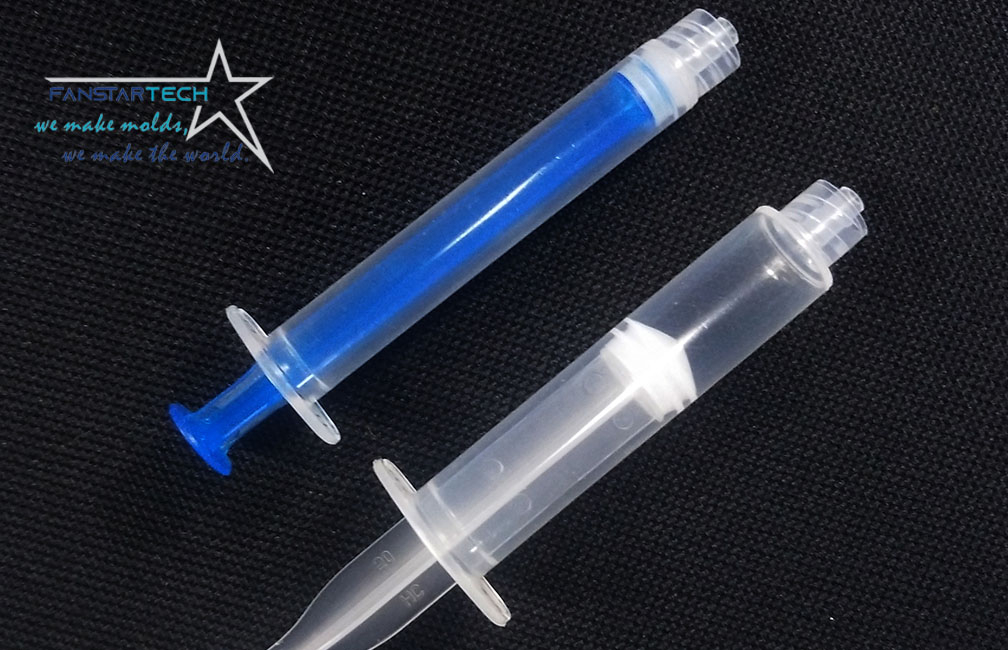 醫(yī)療注射器注塑雙色模具定制