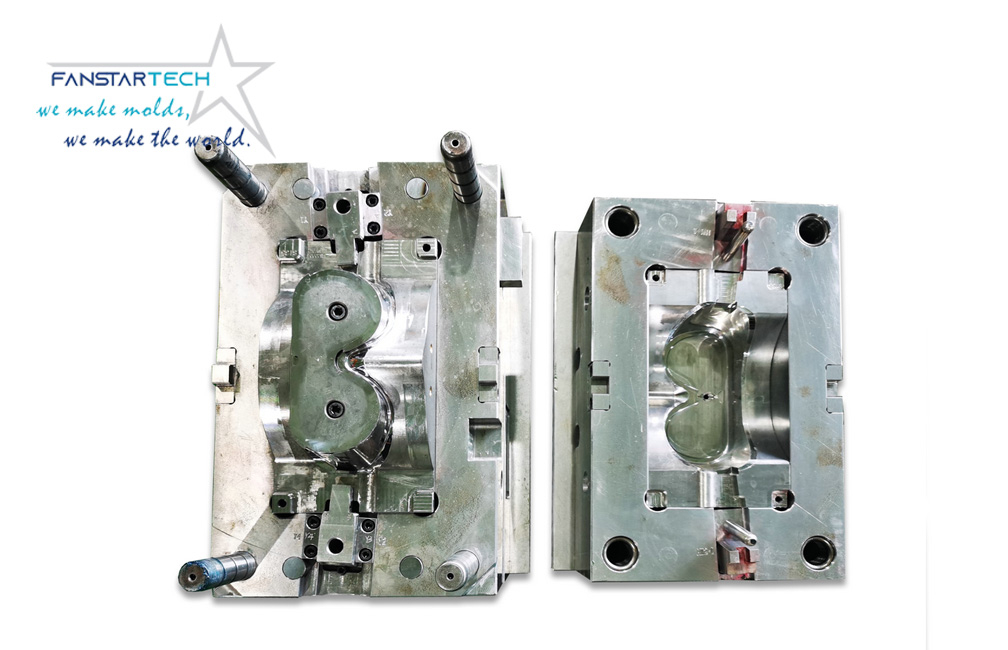 PC透明護(hù)目鏡塑膠注塑雙色模具定制