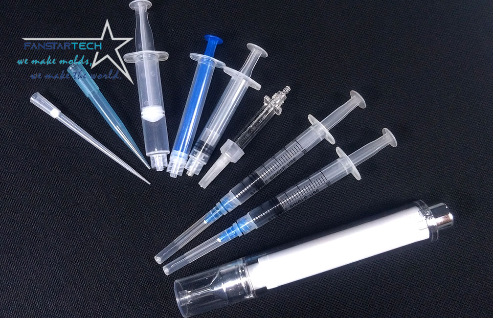 醫(yī)療注射器注塑雙色模具定制